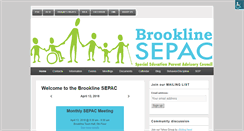 Desktop Screenshot of brooklinesepac.org
