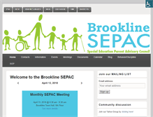 Tablet Screenshot of brooklinesepac.org